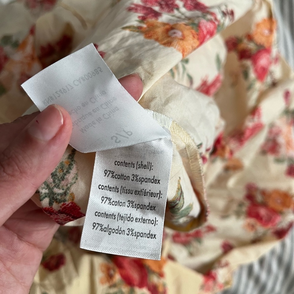 Danielle Bernstein by WeWoreWhat Floral Poplin Dress sz small - Picture 5 of 6